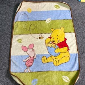 Winnie The Pooh And Piglet Blanket 30"x40" Plush Baby Blanket Disney
